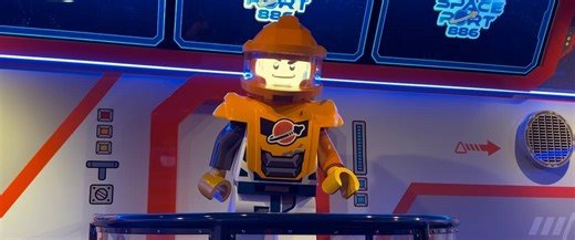 Check out Legoland's first animatronic, inside Galacticoaster