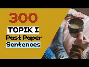 [Free PDF] Preparing for TOPIK 1? Master It All with This Video! | 300 TOPIK 1 Past Paper Sentences