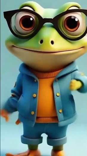 Amazing 3D Frog Animation | Cute Character Design & Realistic Motion in 3D