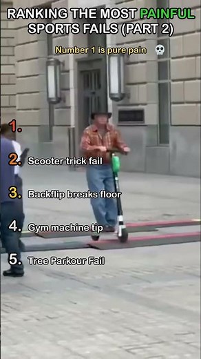 Ranking The Most Painful Sports Fails (Part 2) (#1 is worth the wait 🤣) #shorts