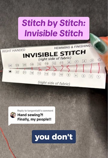How to Sew an Invisible Stitch: Step-by-Step Guide