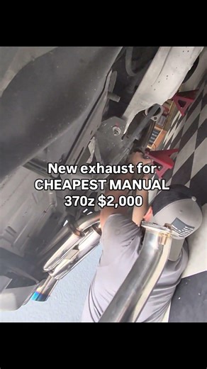 370z manual cheapest exhaust