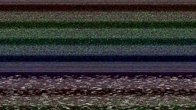 VHS TV Damage, Static Television Noise on Black Background. No Signal, Interference Distortion Error, Glitch Pixel Footage Stock Footage - Video of interference, modern: 156889466