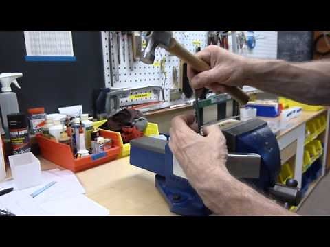 Punch Holes For Screws Into Sheet Metal