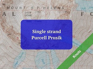 Single strand Purcell Prusik — Alpinesavvy