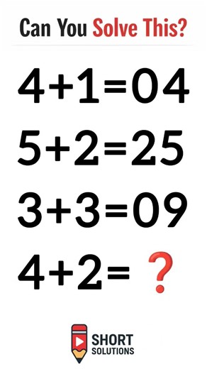 Tough Math | Logic Math Puzzle | IQ Test #mathchallenge