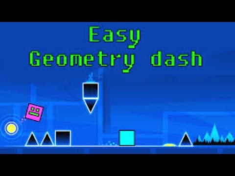 How to draw a geometry dash parcour step by step