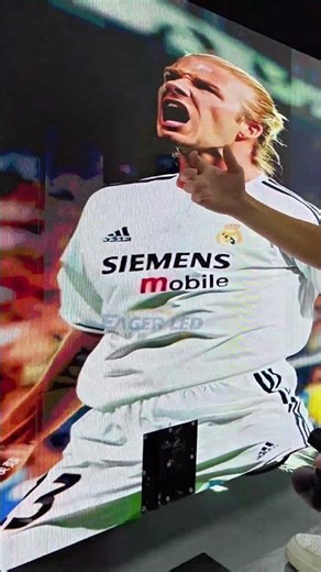 Do you recognize it? #ledtors #ledwall #eagerled #eagerled #leddisplay #foryou #Beckham #football