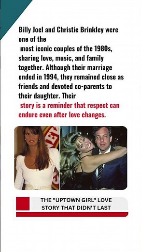 THE "UPTOWN GIRL" LOVE STORY THAT DIDN'T LAST