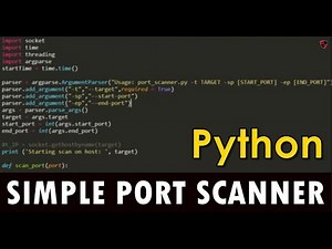 [HINDI] Build Your Own Port Scanner in Python | Pentesting with Python