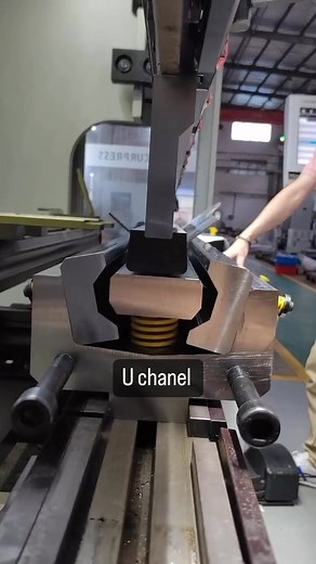 Custom U-Channel Bend Press Brake Application