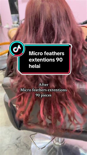 #jnesaloon #extentions #sambungrambut #feathers #hairextentions yg nak buat rambut link ada di bio okey