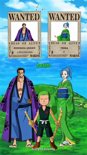 Zoro's Family in One Piece #onepiece #zoro