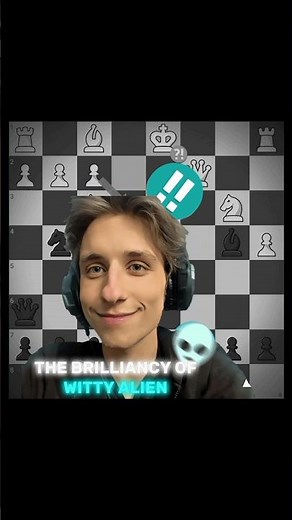 WITTY ALIEN's Brilliancy ✨💎 #chess #shorts