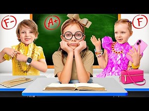 Kids how that knowledge at school is the most important thing. Rich student vs Poor student