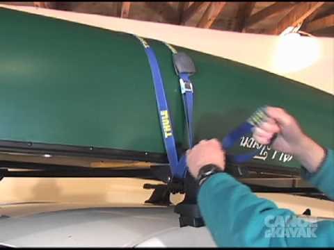 How to transport your canoe