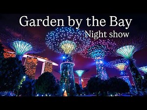4K | 2025 | Mind-Blowing Gardens by the Bay Light Show | Singapore's FREE Must-See!