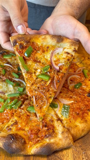 Vegetable Pizza #pizza #food #vegetables