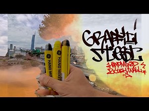 Graffiti test with Wekman // HandMixed Rough Wall