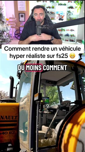 Comment rendre un véhicule hyper réaliste sur fs25 😁 mod : interactiv contrôl 😉 #fs25 #farmingsimulator25 #fs25mods