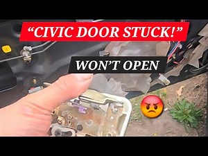 Honda Civic Door Won’t Open From Inside or Outside? EASY FIX! (1996–2000)