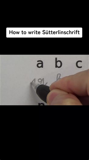 How to write Sütterlinschrift | sütterlinschrift