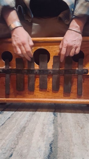 Got this marimbula bass from Ban Ra Ra when they came to the US on a tour from Guantanamo Bay, Cuba. Made from Cuban mahogany, this marimbula is traditionally played in Changui music. | Dirtwire