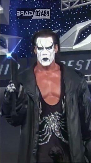 Sting makes his entrance WCW Monday Nitro