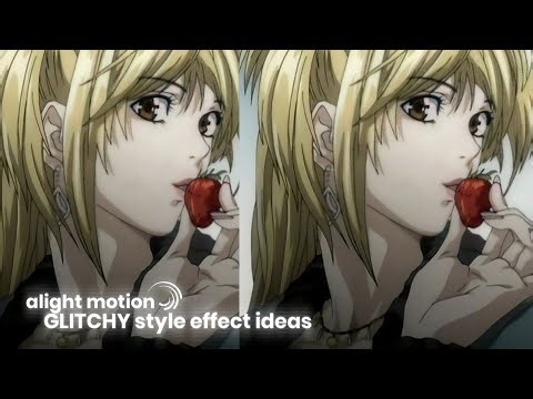 glitch style effects ideas for ur edits !
