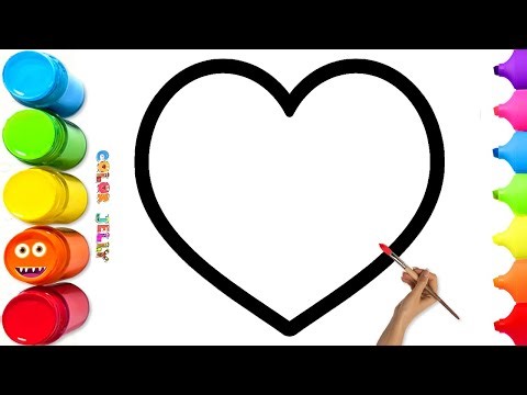 ♥️ How To Draw a Perfect Heart Shape | Easy Step By Step Tutorial