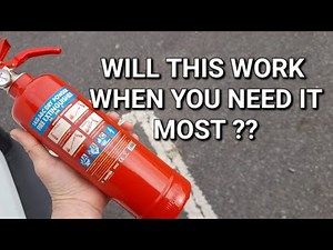 ABC Dry Powder Fire Extinguisher Care - Will this work when you need it most