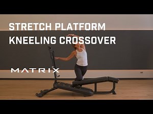 How to do a Left Kneeling Crossover Stretch on the Matrix Stretch Platform