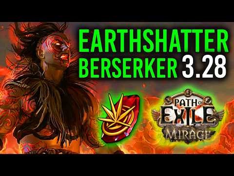 UPDATED Earthshatter Berserker Build Guide for 3.28 Mirage League (HCSSF)