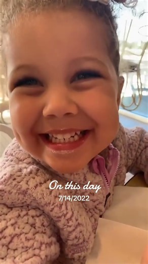 #onthisday Now she's starting first grade—time flies!