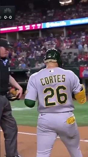 Nick Kurtz, Carlos Cortes & Tyler Soderstrom went yard for the A's just 7 pitches into the game 😳