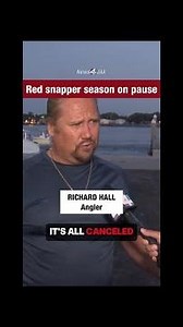 Red Snapper fishing season put on pause one day before Florida anglers set to hit the water