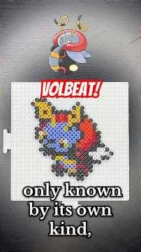 Day 313! Perler Bead Pokemon Sprite #313 Volbeat!