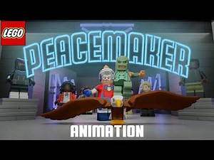 Peacemaker intro animated in LEGO form