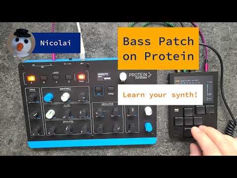 Bass Patch on Waldorf Protein – Learn Your Synth (Step by Step)