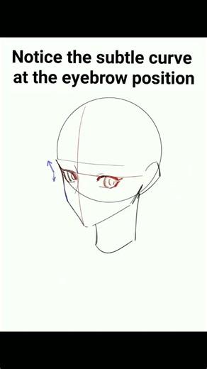 how to draw 3/4 anime side view #howtodraw #drawing #digitalart
