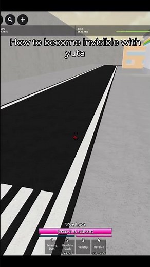 How to turn Invisible In Jujustu Shenanigans #jjk #jjs #jujustushenanigans #jujustukaisen #roblox