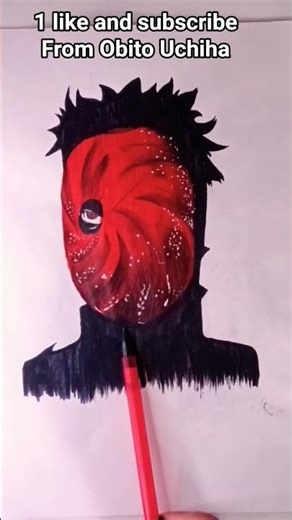 drawing Obito Uchiha #obito #enemydrawing #viral #tranding #rajanarts_7