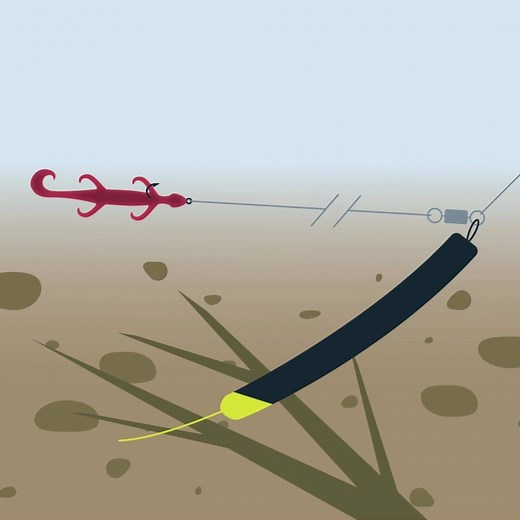 Bart, from Lufkin, Texas, puts a northern twist on fishing for big southern bass: "On my Carolina rigs, I use a slip sinker like the Lindy No-Snagg. It keeps you in touch with the bottom while giving your bait more action than an egg sinker—and I almost never lose a rig." | Tracker Boats