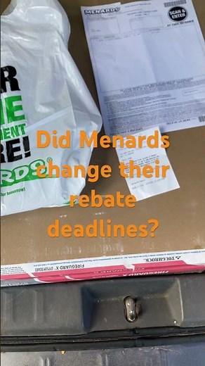 Menards Rebate change: One year to mail it in? Nice! #menards #homeownertips #diy #budget