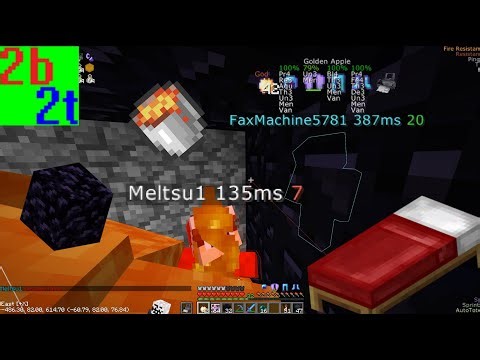 Bed Trapping New 2b2t Players