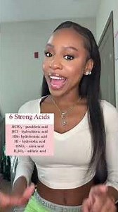 To survive Gen chem you must know your STRONG