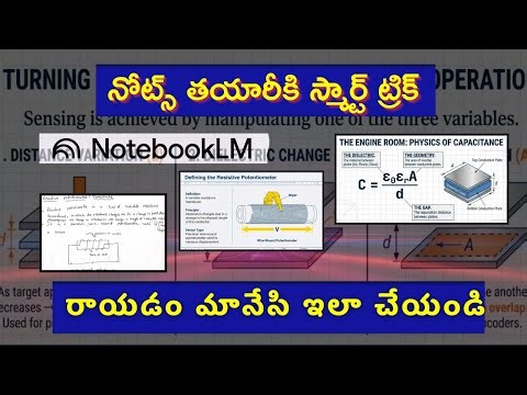 How I Convert Handwritten Notes into Interactive Notes Using AI | Notebooklm | Tech AI Telugu