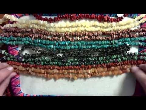 Stone chip beads