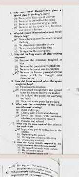 Class 8 English New NCERT Textbook Poorvi | Chp 1 The Wit That Won Hearts | MCQ's of Chp 1 Solved |