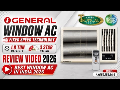 O General 1.8 Ton Fixed Speed Window AC Review ⚡️ O General Window AC Review Model AXGB22BBAA-B 2026